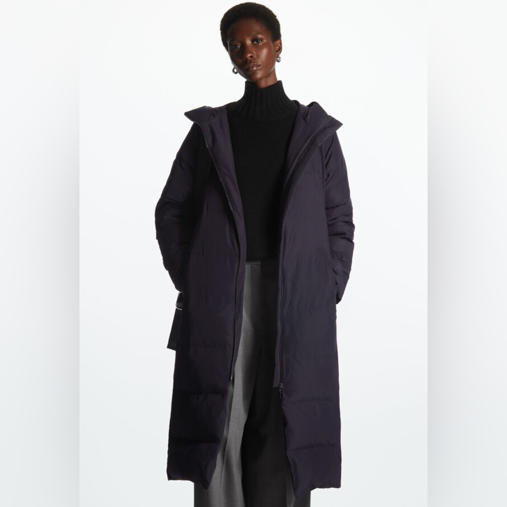 COS Recycled-Down Longline Puffer Coat